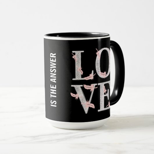 Mug AMOUR DE Texte (Devant droit)