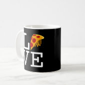 Mug Amour de tranche de pizza (Devant gauche)