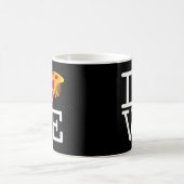 Mug Amour de tranche de pizza (Centre)