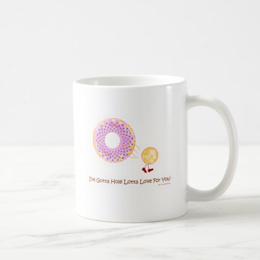Mug Amour de Trou de Donut (Droite)
