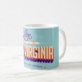 Mug AMOUR de Virginie-Occidentale (Devant droit)