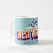 Mug AMOUR de Virginie-Occidentale (Devant gauche)