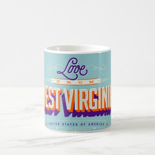Mug AMOUR de Virginie-Occidentale (Centre)