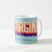 Mug AMOUR de Virginie-Occidentale États-Unis (Devant droit)