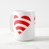 Mug Amour de Wifi (Devant gauche)