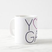 Mug amour de yoga (Devant gauche)