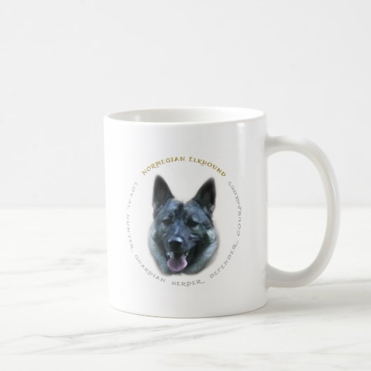 Mug Amour d'Elkhound (Droite)