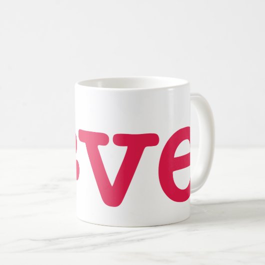 Mug Amour des animaux (Devant droit)