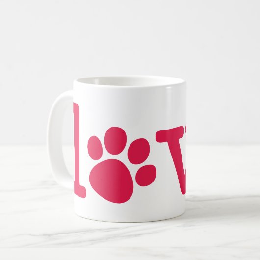 Mug Amour des animaux (Devant gauche)