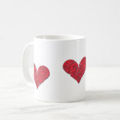 Mug Amour des coeurs (Devant gauche)