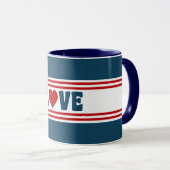 Mug Amour design (Devant droit)