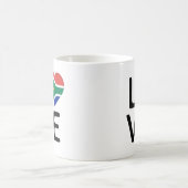 Mug Amour - Drapeau Afrique du Sud (Centre)