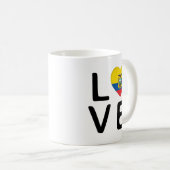 Mug Amour - Drapeau de l'Équateur (Devant droit)