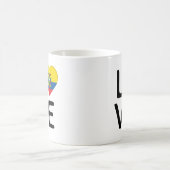 Mug Amour - Drapeau de l'Équateur (Centre)