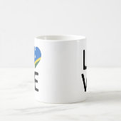 Mug Amour - Drapeau des Îles Salomon (Centre)