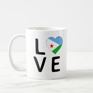 Mug Amour - Drapeau Djibouti