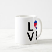 Mug Amour - Drapeau du Cambodge (Devant droit)