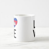 Mug Amour - Drapeau du Cambodge (Centre)