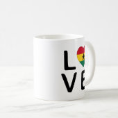 Mug Amour - Drapeau du Ghana (Devant droit)