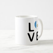 Mug Amour - Drapeau du Guatemala (Devant droit)