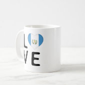 Mug Amour - Drapeau du Guatemala (Devant gauche)