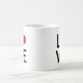 Mug Amour - Drapeau du Japon (Centre)