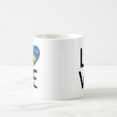 Mug Amour - Drapeau du Kosovo (Centre)