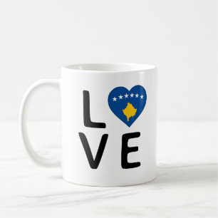 Mug Amour - Drapeau du Kosovo