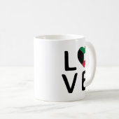 Mug Amour - Drapeau du Koweït (Devant droit)