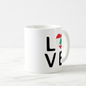 Mug Amour - Drapeau du Liban (Devant droit)
