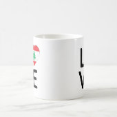 Mug Amour - Drapeau du Liban (Centre)