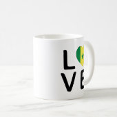 Mug Amour - Drapeau du Sénégal (Devant droit)