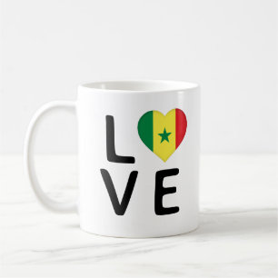 Mug Amour - Drapeau du Sénégal