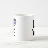 Mug Amour - Drapeau du Sud-Soudan (Centre)