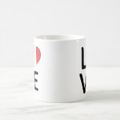 Mug Amour - Drapeau France (Centre)
