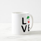 Mug Amour - Drapeau Iran (Devant droit)