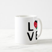 Mug Amour - Drapeau Jordanie (Devant droit)
