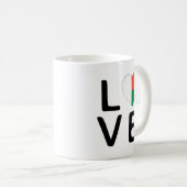 Mug Amour - Drapeau Madagascar (Devant droit)