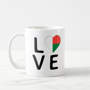 Mug Amour - Drapeau Madagascar