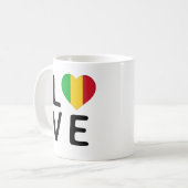 Mug Amour - Drapeau Mali (Devant gauche)