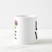 Mug Amour - Drapeau Maurice (Centre)