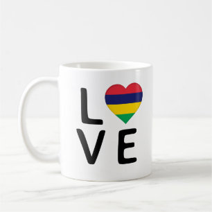 Mug Amour - Drapeau Maurice