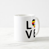 Mug Amour - Drapeau Ouganda (Devant droit)