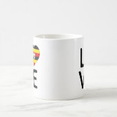 Mug Amour - Drapeau Ouganda (Centre)