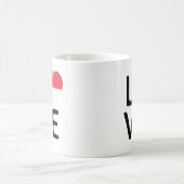 Mug Amour - Drapeau Singapour (Centre)