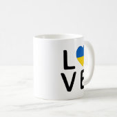 Mug Amour - drapeau ukrainien (Devant droit)