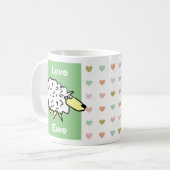 Mug Amour drôle et mignon Vous Jouez Pun Mouton (Devant gauche)