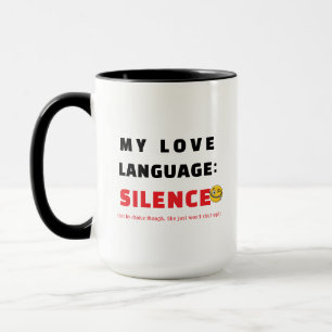 Mug Amour Drôle, Tasse de Langage Café Sarcasme Ca