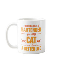 Amour Du Bartender Pour Chat
