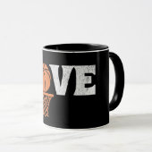 Mug Amour du basket-ball (Devant droit)